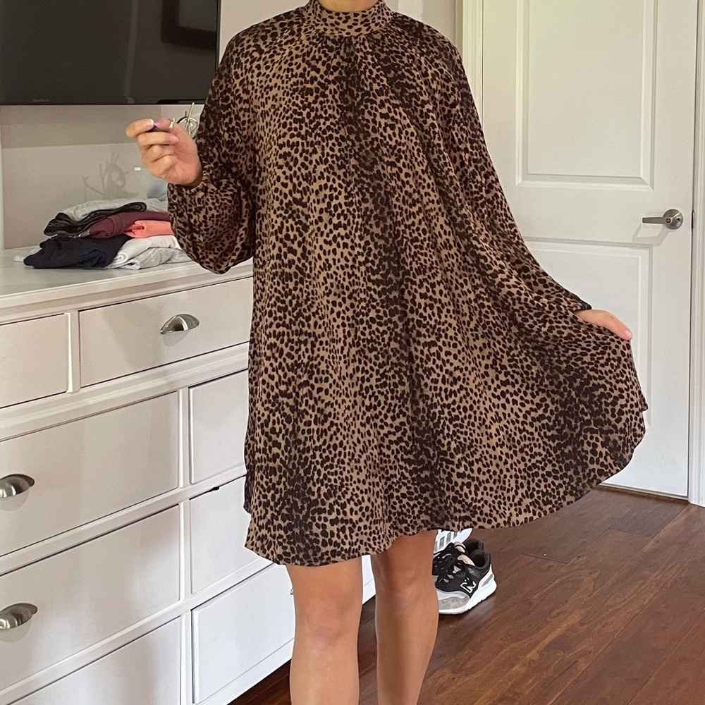 Leopard Print Dress. Size S